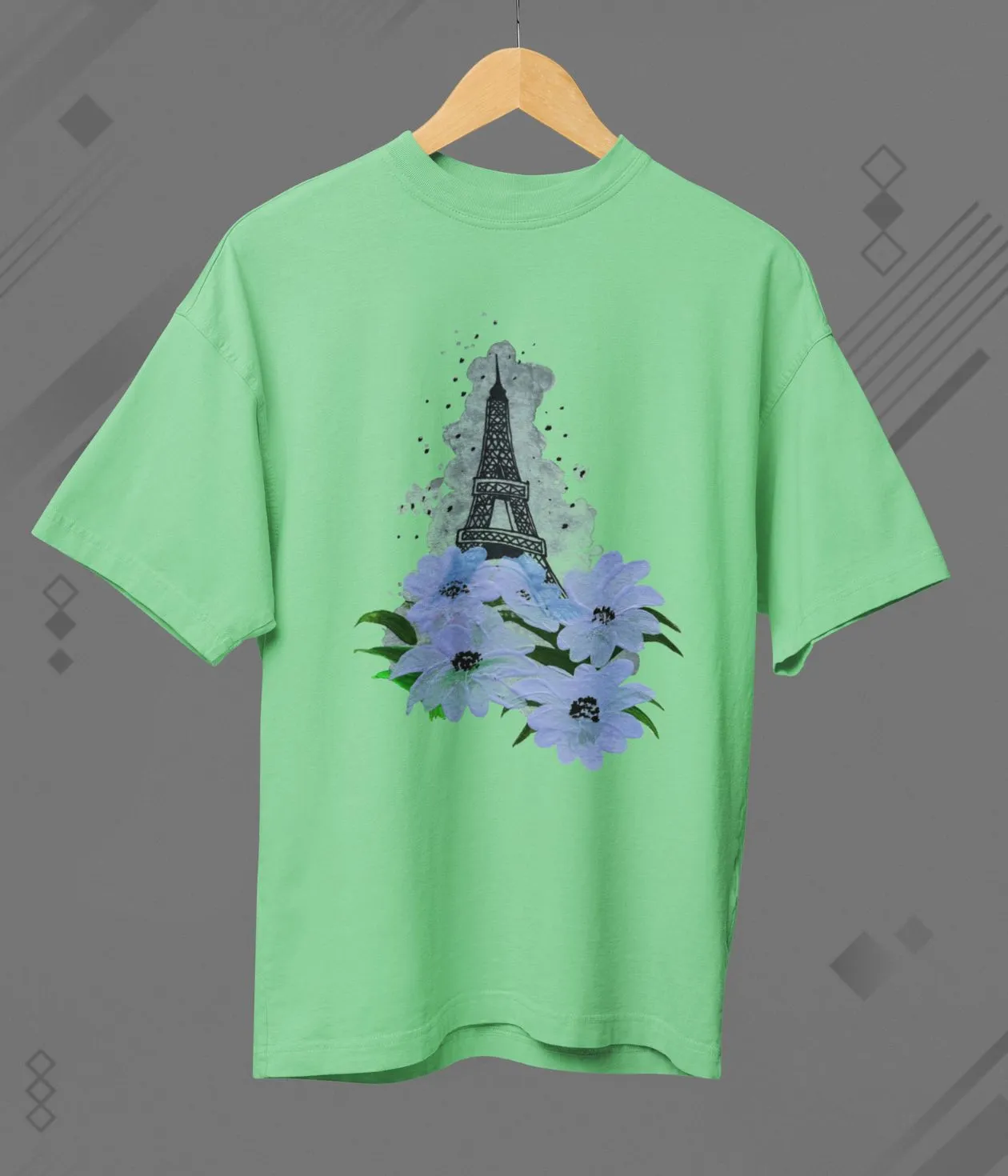 Whispers Of Paris - Terry Oversized T-Shirt