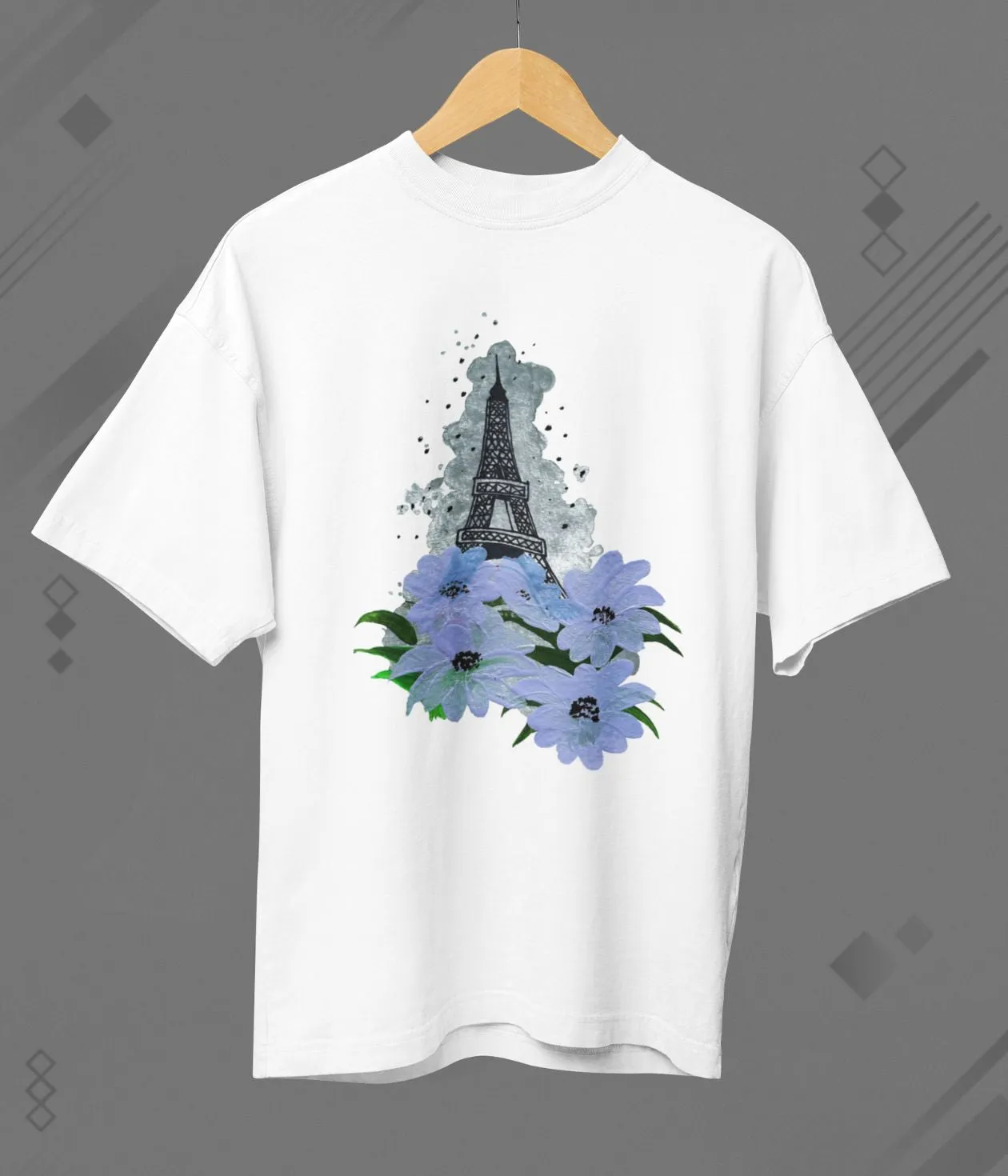Whispers Of Paris - Terry Oversized T-Shirt