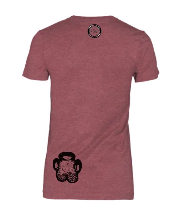 White Rhinoceros T-Shirt For The Ladies