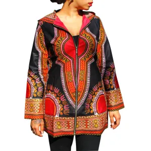 Women Basic Coats Dashiki Plus Size Slim Traditional African Clothing Coats and Jackets