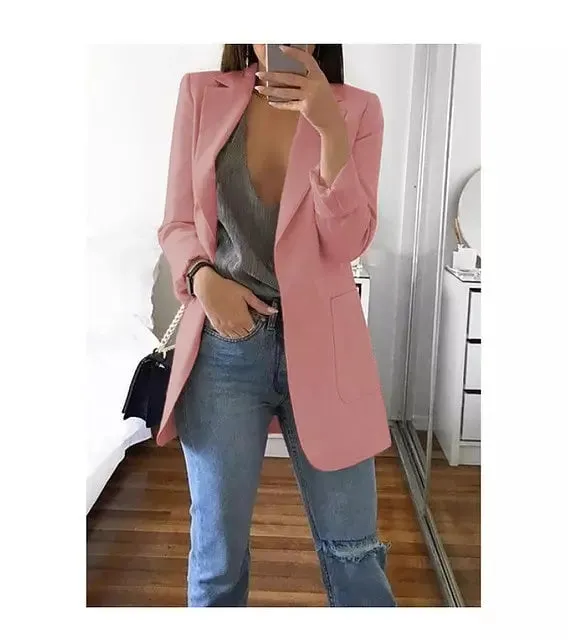 Women Blazers Jacket Office Female Jacket