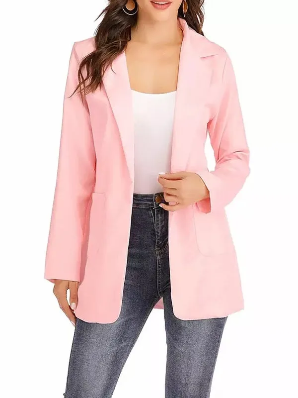 Women Blazers Jacket Office Long Sleeve