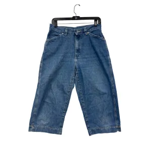 Womens Lee Carpenter Style Crop Jeans Size 10 Blue Denim #6780