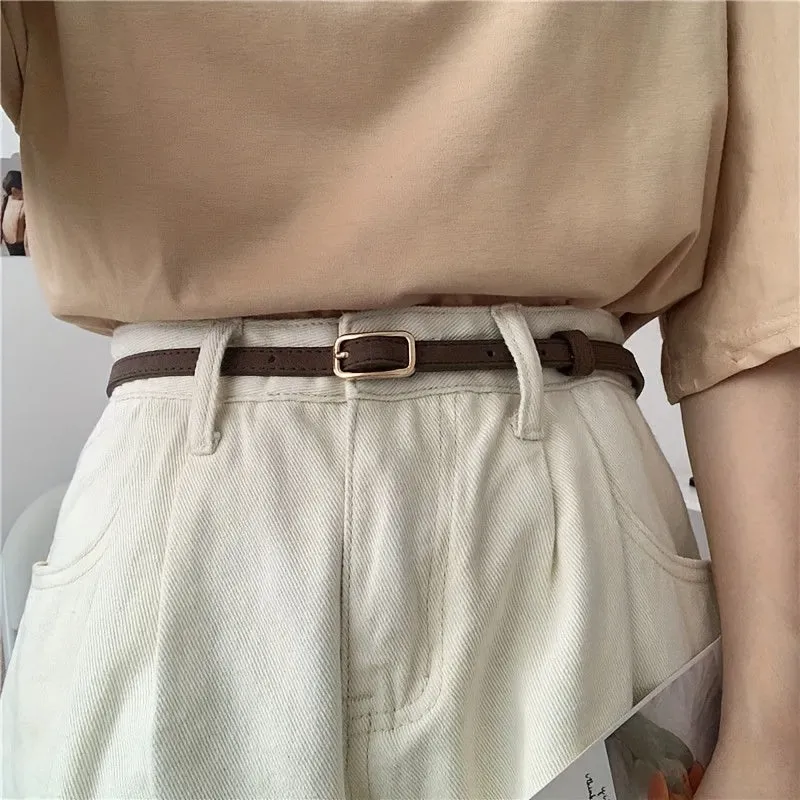 Women's Slim Waistband Versatile Belt