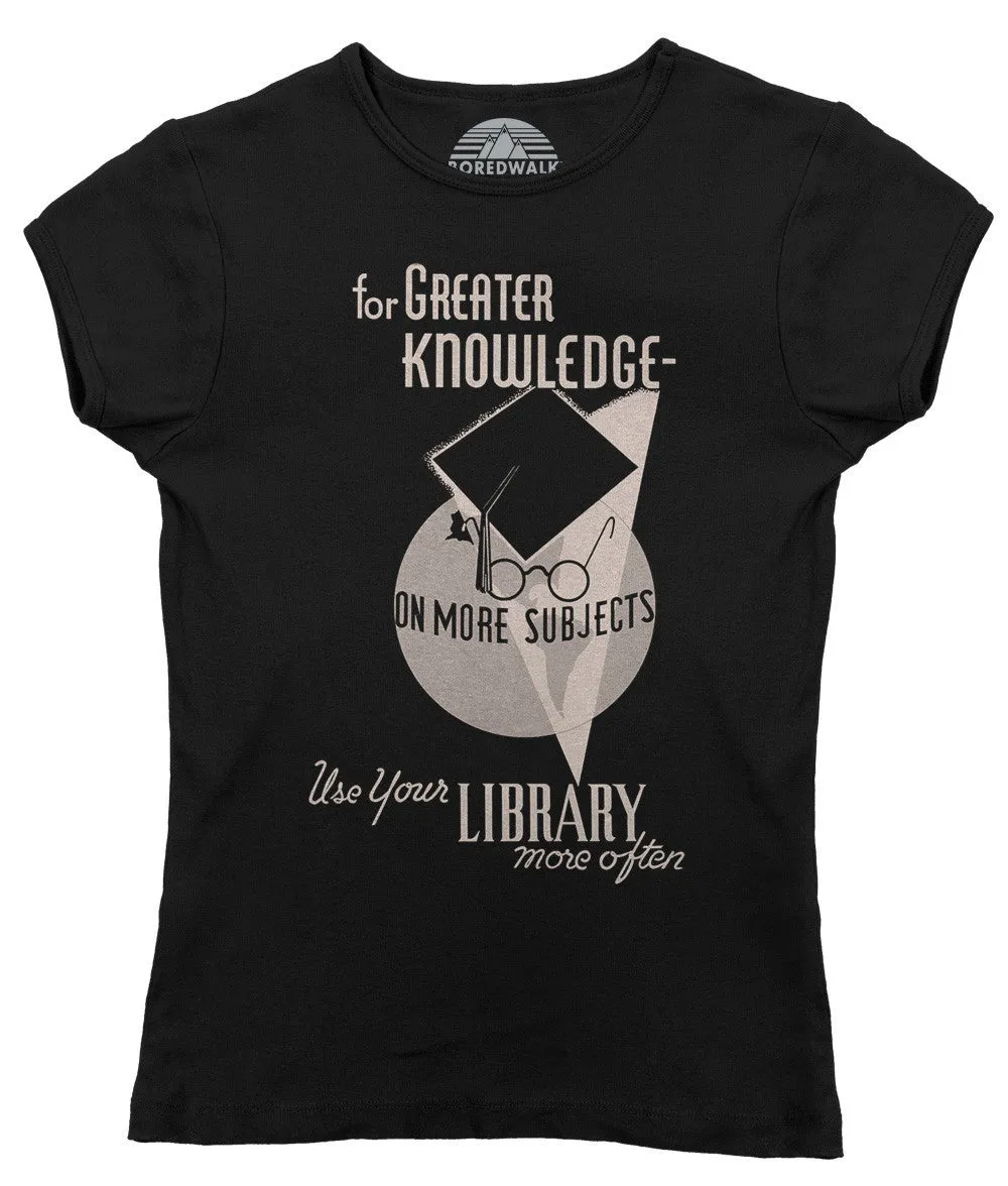 Women's Visit Your Library Vintage T-Shirt