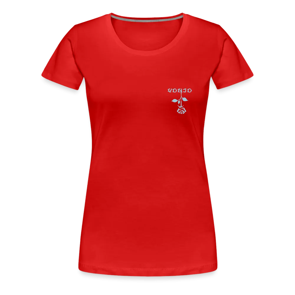 Women’s VonJo Floral (Light Blue Letter) Tee