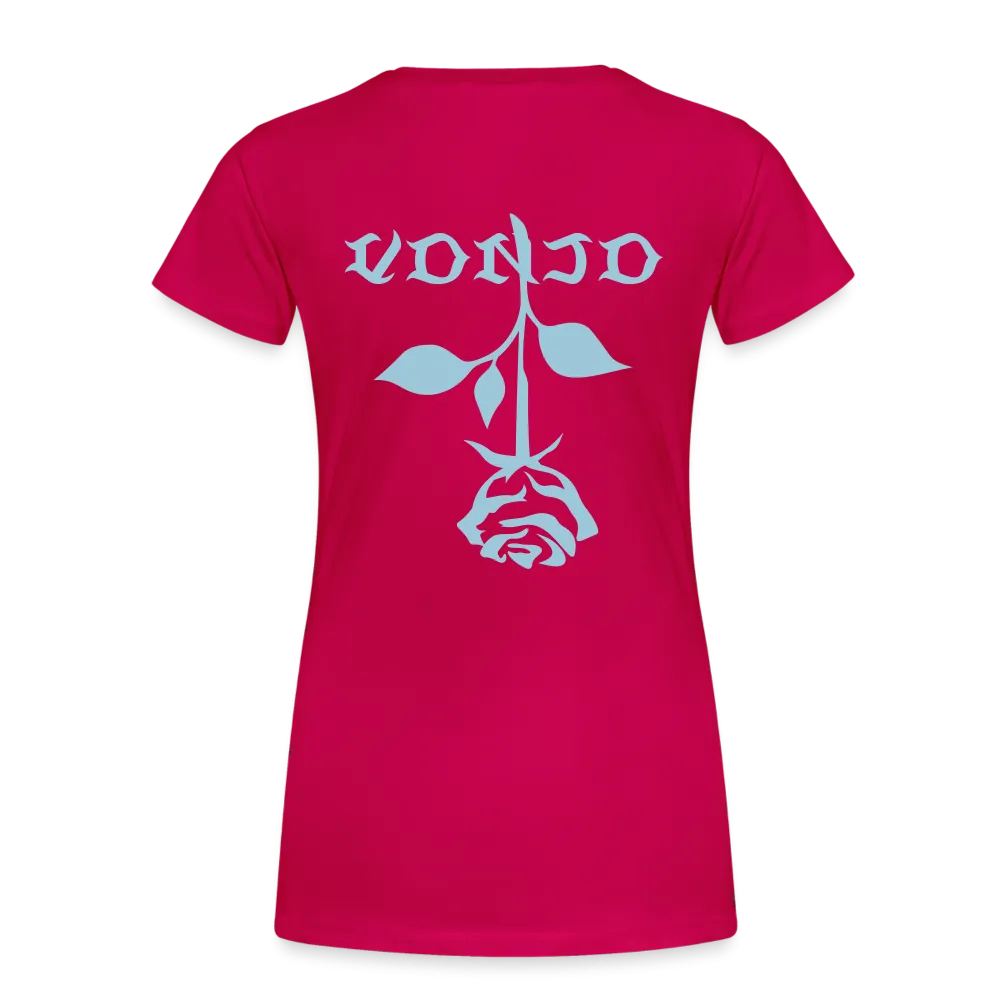 Women’s VonJo Floral (Light Blue Letter) Tee