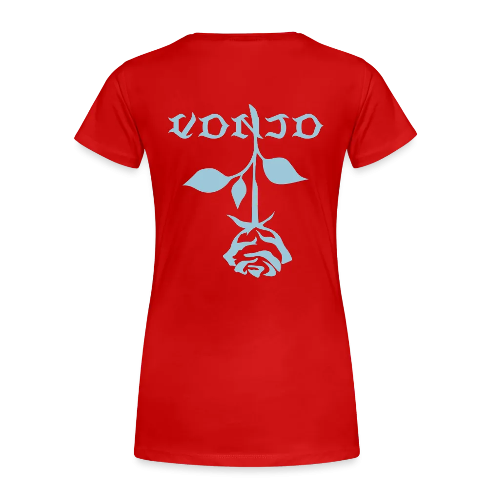 Women’s VonJo Floral (Light Blue Letter) Tee