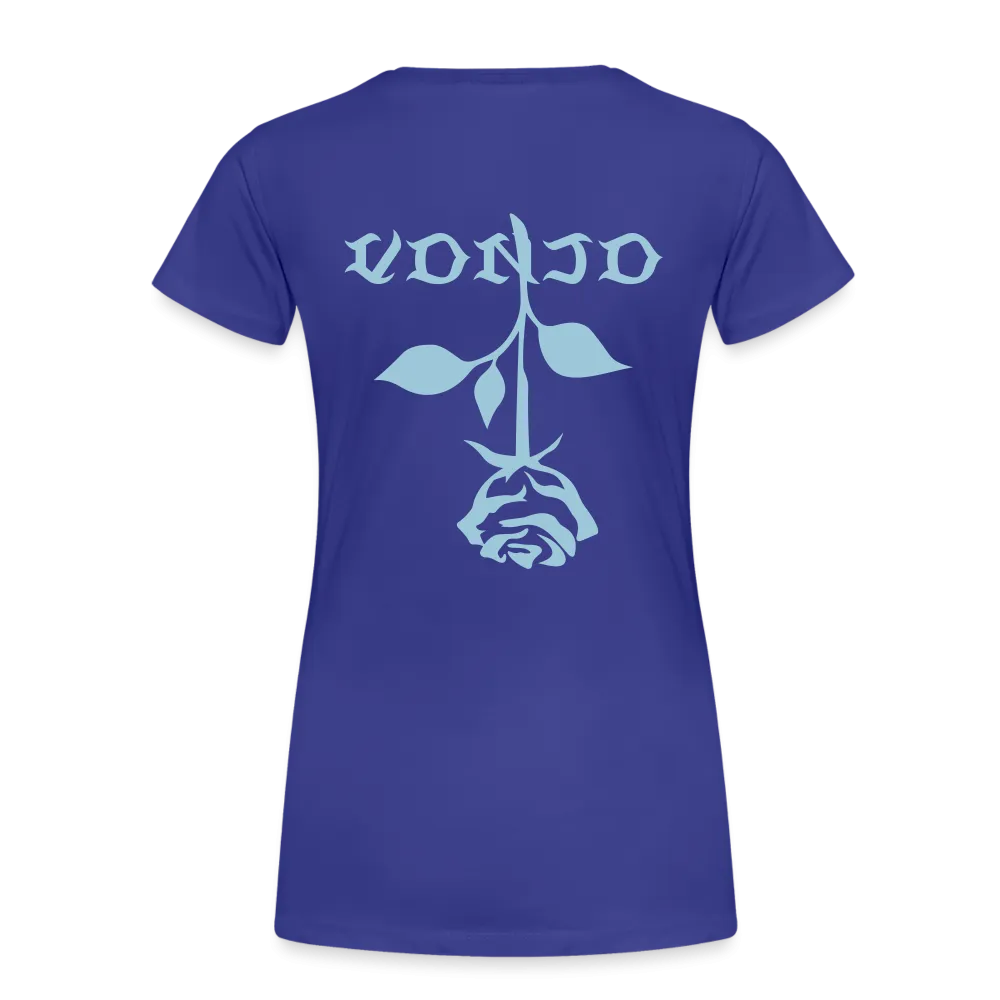 Women’s VonJo Floral (Light Blue Letter) Tee