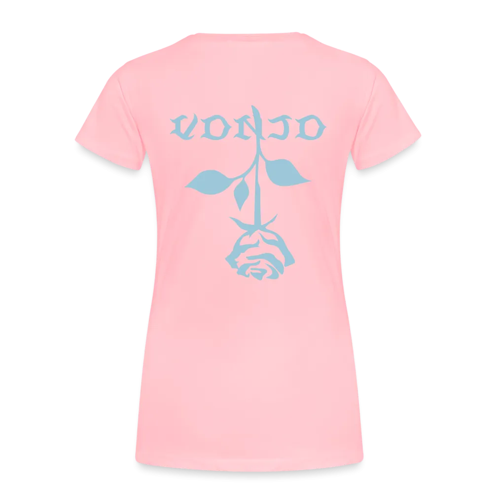 Women’s VonJo Floral (Light Blue Letter) Tee