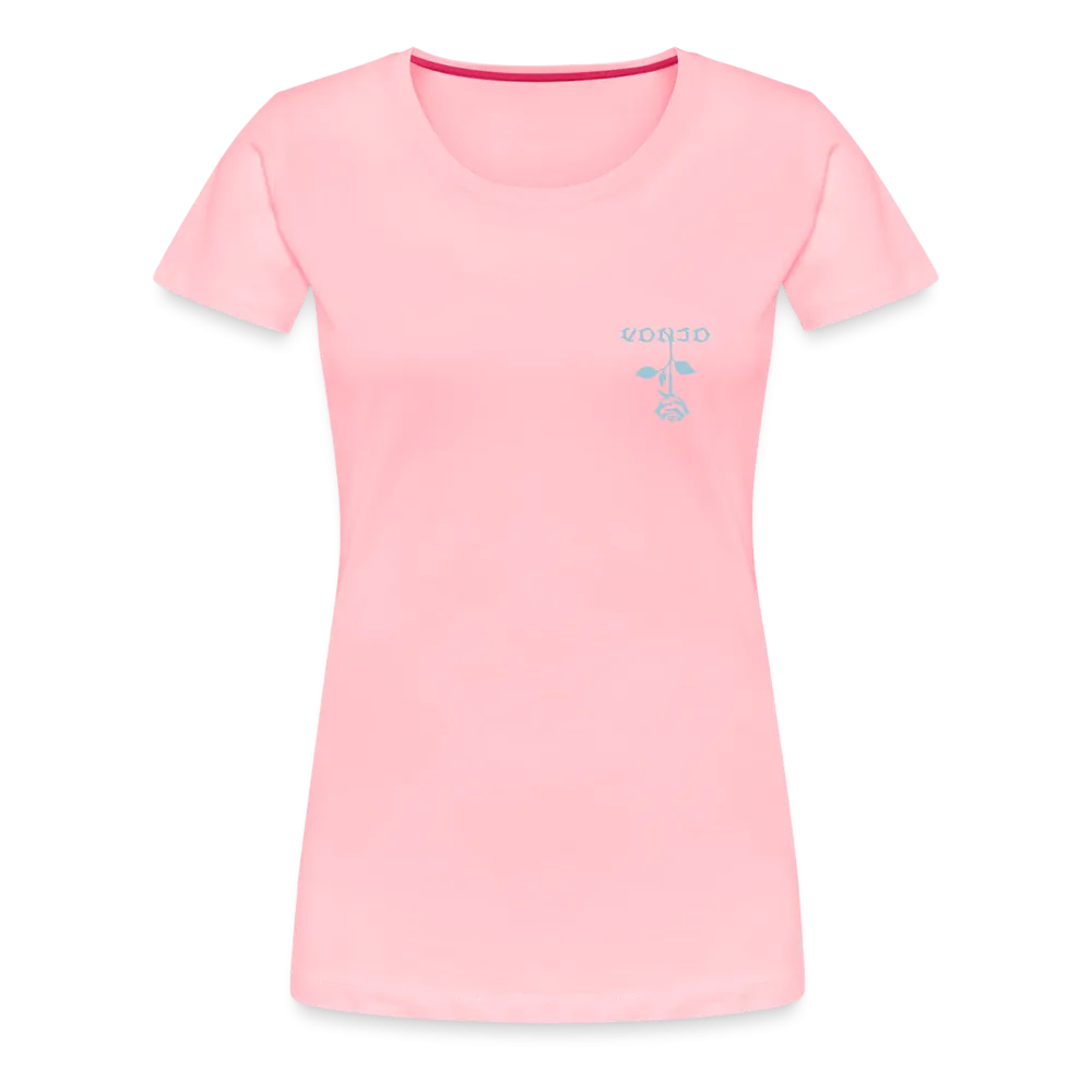 Women’s VonJo Floral (Light Blue Letter) Tee