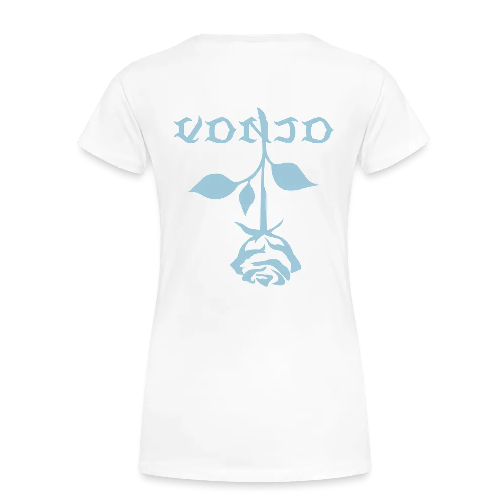 Women’s VonJo Floral (Light Blue Letter) Tee