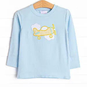 Wright Flight Applique Top, Blue