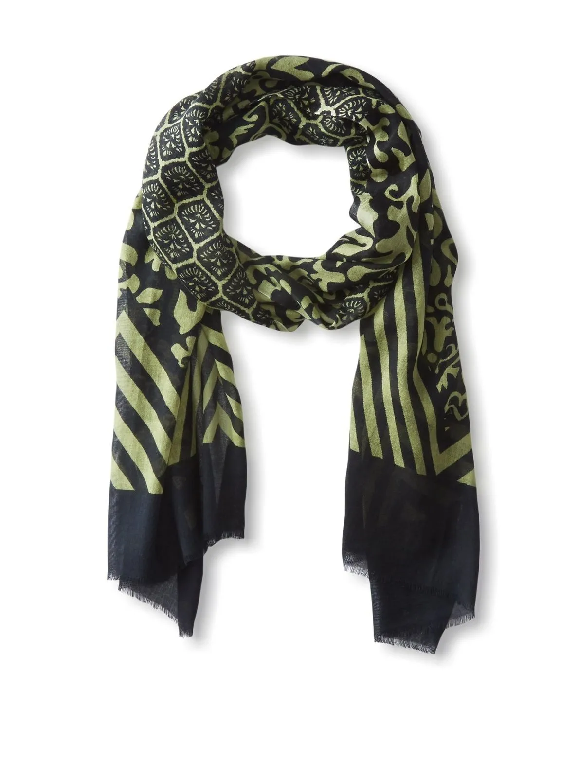 Wylla Mixed Print Scarf