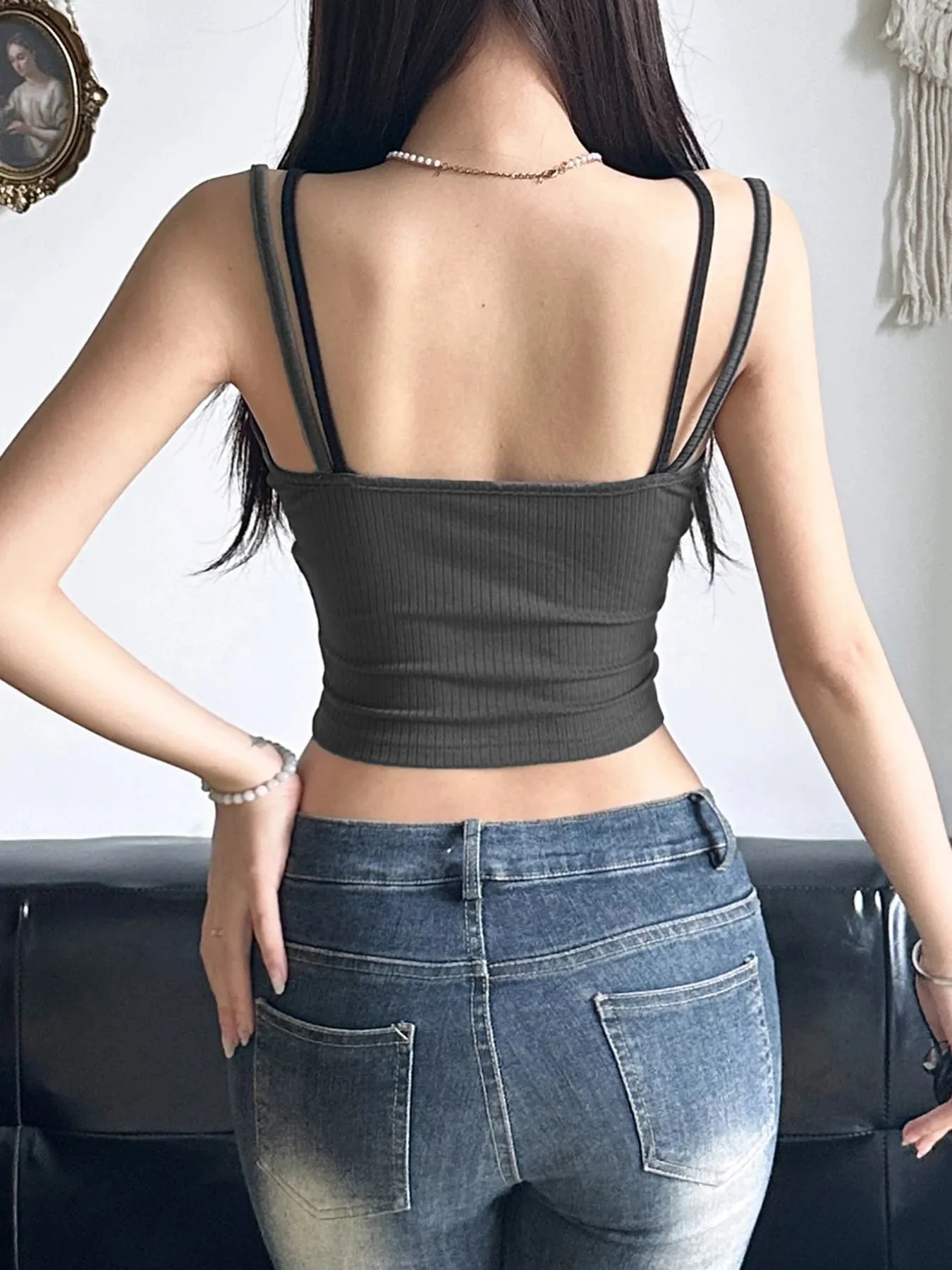 Y2K Bow Asymmetric Layered Top