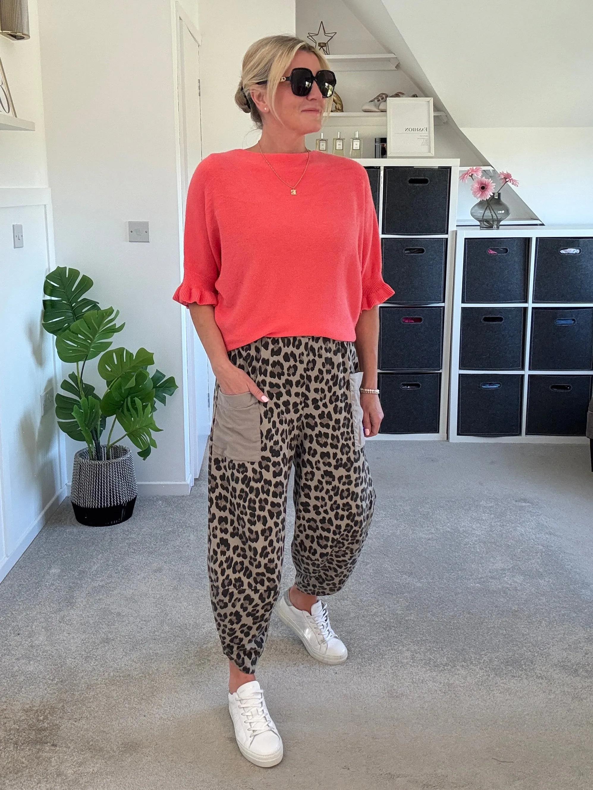 Yellow Frill Sleeve Jumper