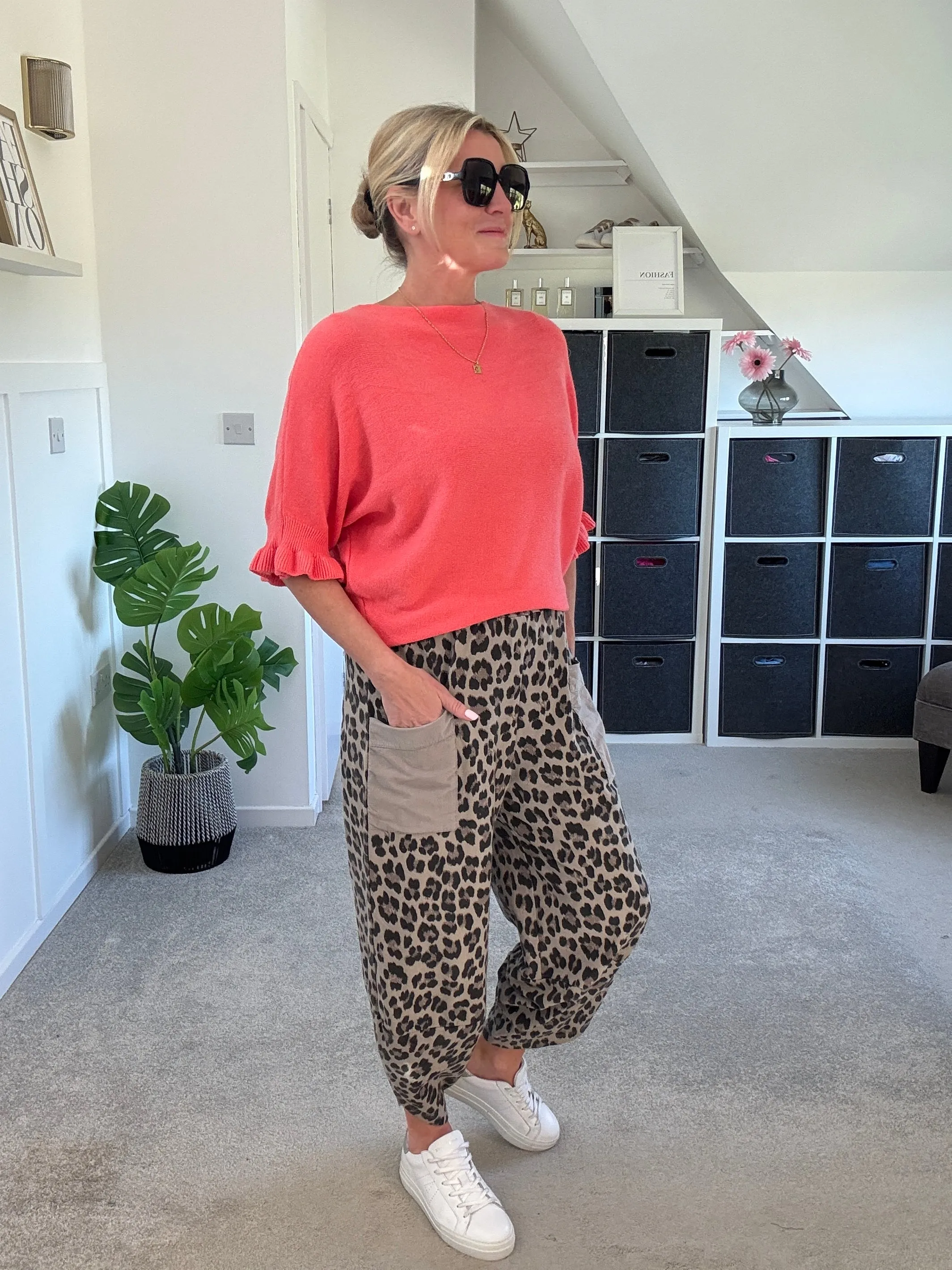 Yellow Frill Sleeve Jumper