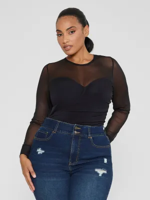 Yesenia Layered Mesh Top