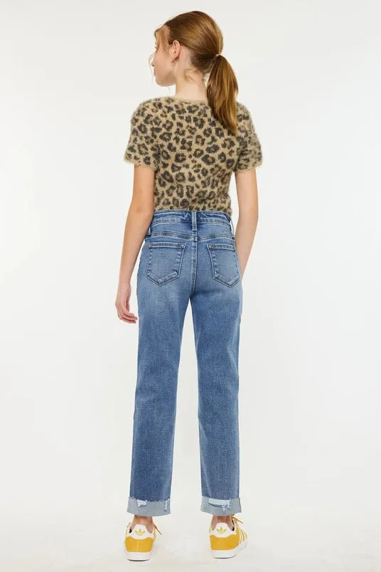 Youth High Rise Slim Straight