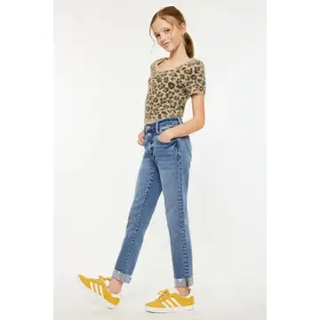 Youth High Rise Slim Straight
