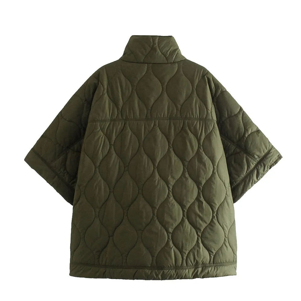 Zoey Three Quarter Sleeve Quilted Jumper