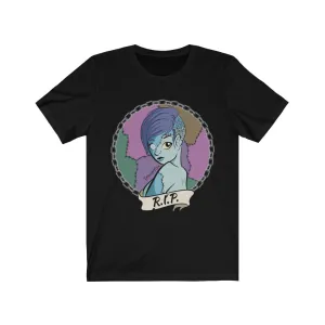 Zombie Girl Unisex Jersey Short Sleeve Tee by Ravenfox