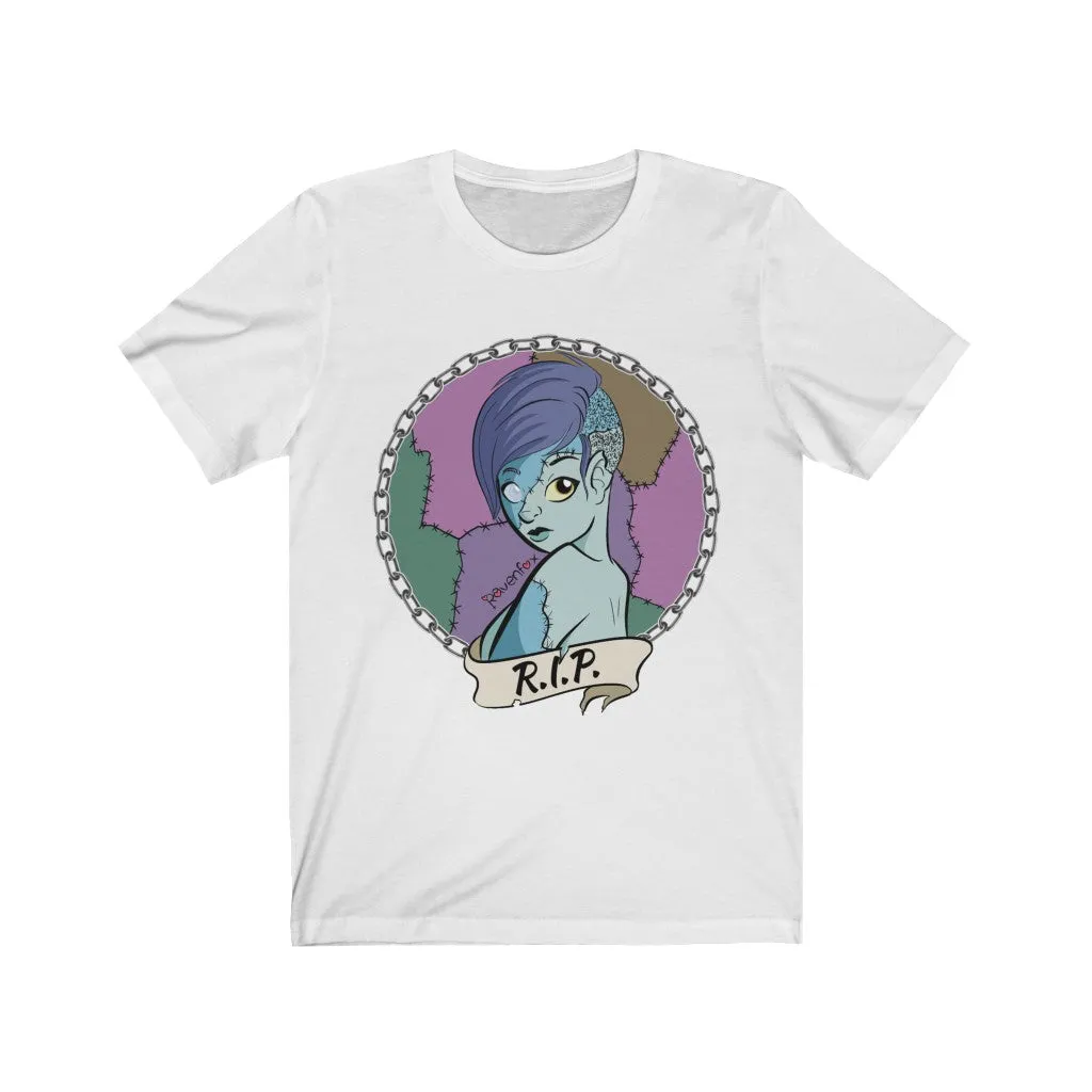 Zombie Girl Unisex Jersey Short Sleeve Tee by Ravenfox